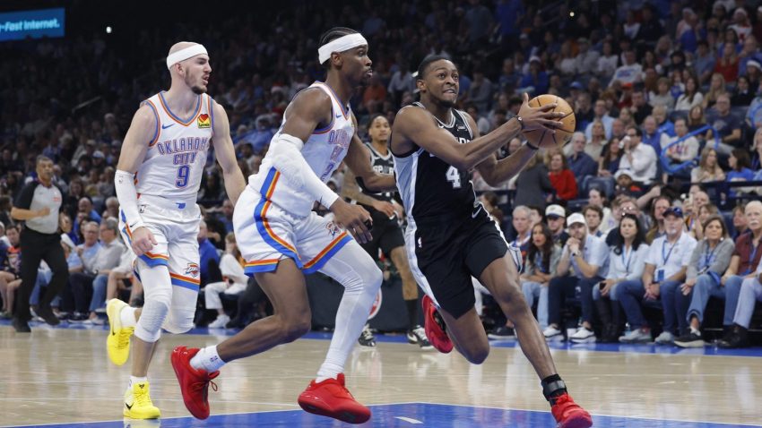 Topić ponovo uz saigrače, ali San Antonio postaje noćna mora za Oklahomu (VIDEO)