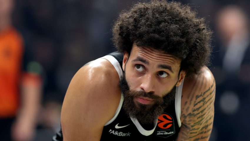 Dvejn Vašington u sastavu Partizana za Panatinaikos