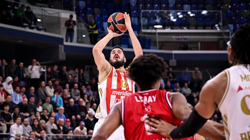 Lavlje srce crveno-belih: Zvezda s poda do podijuma - bez garda nokautirala Olimpiju za zlatnu pobedu