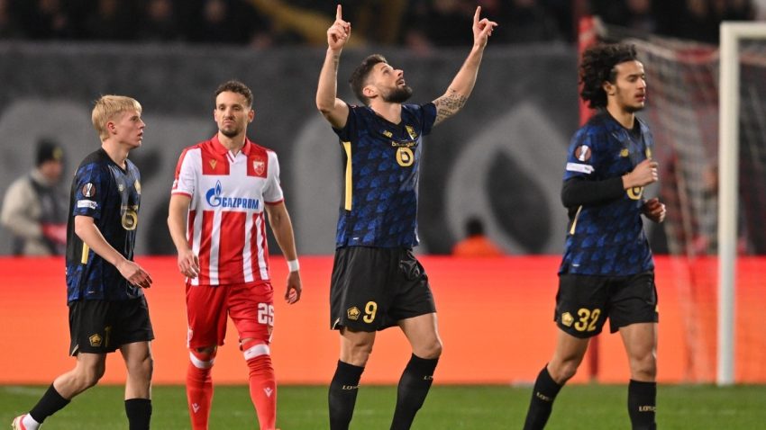 Hladan tuš za Zvezdu posle pet minuta - Olivije Žiru (VIDEO)