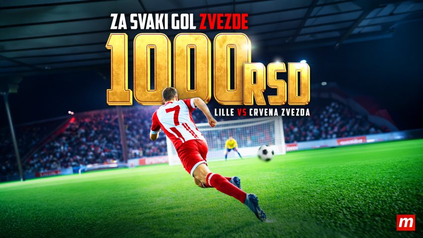 Zvezdin juriš na osminu finala Lige Evrope: Meridianbet te nagrađuje za svaki gol