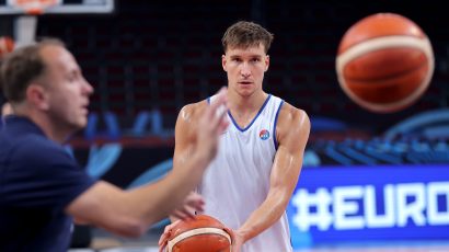 NBA na srpski način: Bogdanović trenirao zajedno sa Topićem i Vukčevićem