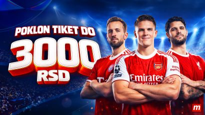 Liga šampiona u Meridianu: Bustovane kvote i poklon tiket od 3.000 DINARA