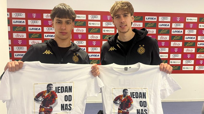 Foto vest: Dva Dušana u Nikšiću najavila debi za prvi tim Partizana