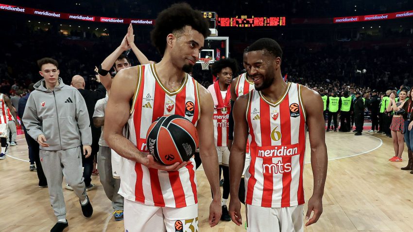 Zvezda bez Bolomboja i Batlera protiv Partizana