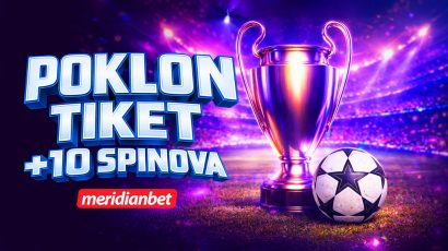 Novi parovi – ista pravila! Najveće kvote i poklon tiket za Ligu šampiona – samo u Meridianu!