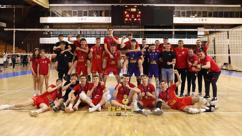 Seniori stali u finalu, juniori se popeli na tron: Vojvodina prvak Srbije