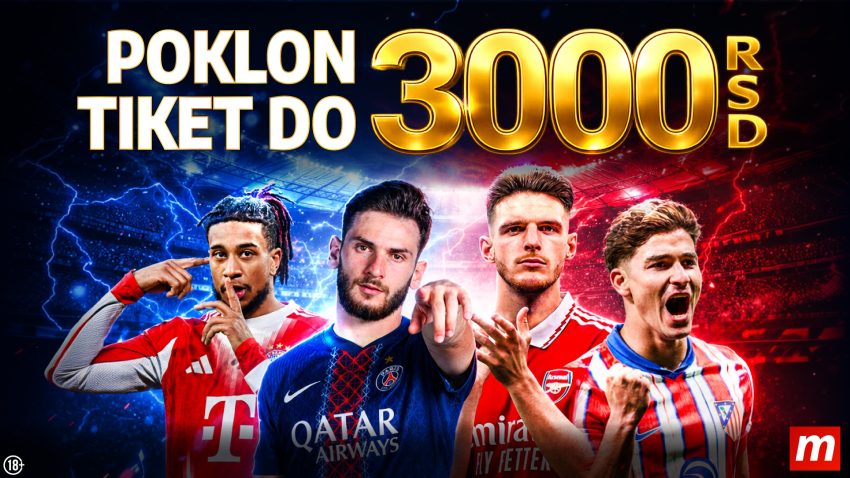 Igraj Ligu šampiona bez stresa - poklon tiket te čeka!