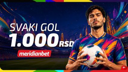 Eksplozija bonusa u Meridianu: Svaki gol na Svetskom prvenstvu vredi 1.000 dinara!