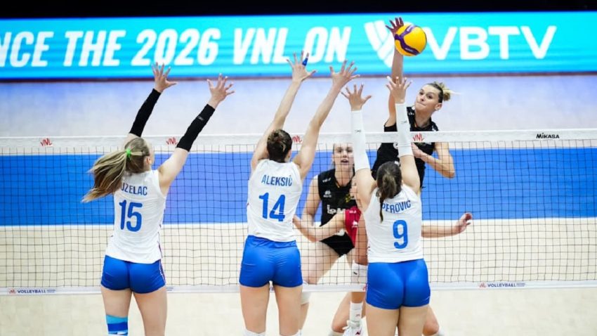 Greške skupo koštale Srbiju! Anja Zubić i drugarice se vratile posle 0:2, ali posustale u taj-brejku