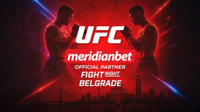 Piše se istorija u Areni: Meridianbet zvanični sponzor UFC Fight Night Belgrade!