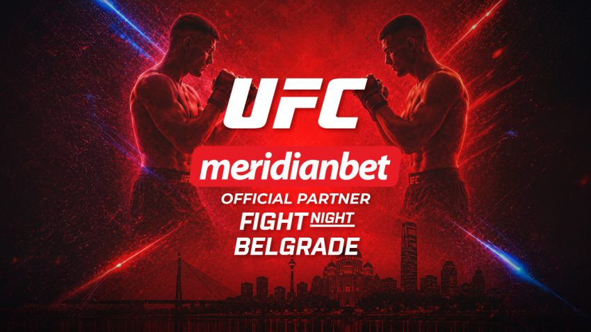 Piše se istorija u Areni: Meridianbet zvanični sponzor UFC Fight Night Belgrade!