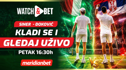 Svi su čekali ovu informaciju: Gde možete gledati epski meč Đokovića i Sinera i kako da odmah uzmete 26.000 dinara!?