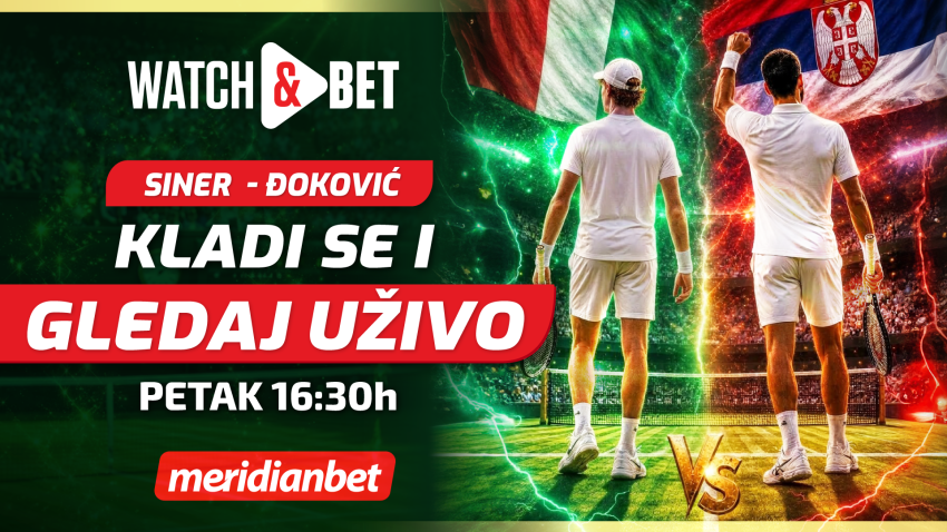 Svi su čekali ovu informaciju: Gde možete gledati epski meč Đokovića i Sinera i kako da odmah uzmete 26.000 dinara!?