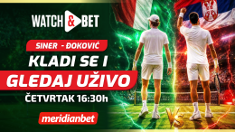 Svi su čekali ovu informaciju: Gde možete gledati epski meč Đokovića i Sinera i kako da odmah uzmete 26.000 dinara!?