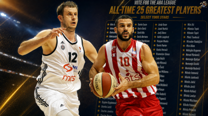 Večiti obojili izbor 25 najvećih u istoriji ABA lige: Više od polovine kandidata igralo za Partizan ili Zvezdu