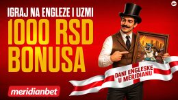 1.000 rsd bonusa za svaki odigrani tiket u Premijer ligi - samo u Meridianu!