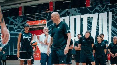 Košarkaši Partizana dolaze da podrže fudbalere