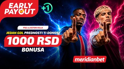 UEFA Superkup – Meridianbet ti poklanja 1000 RSD bonusa