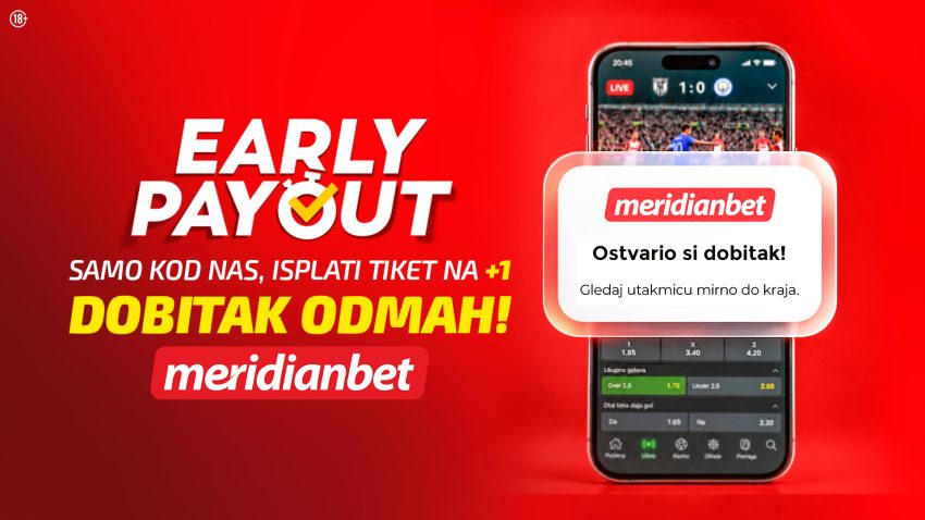 Meridian ponovo menja pravila igre: Isprobaj Early Payout +1