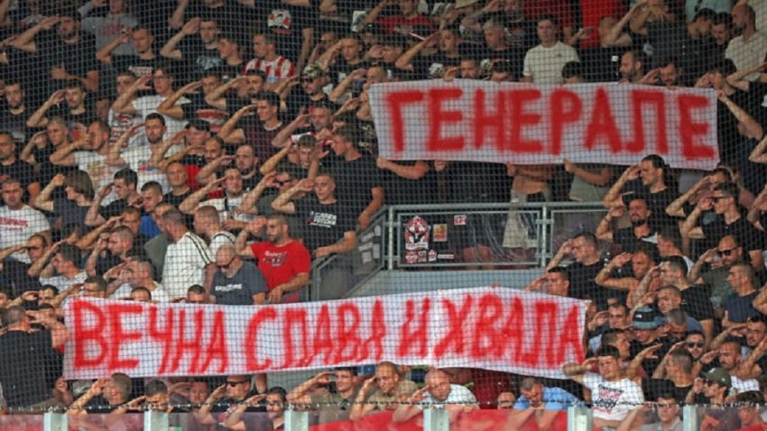 UEFA udarila Zvezdu po džepu zbog spornog transparenta: Skoro 100.000 evra kazne i bez navijača u Švajcarskoj