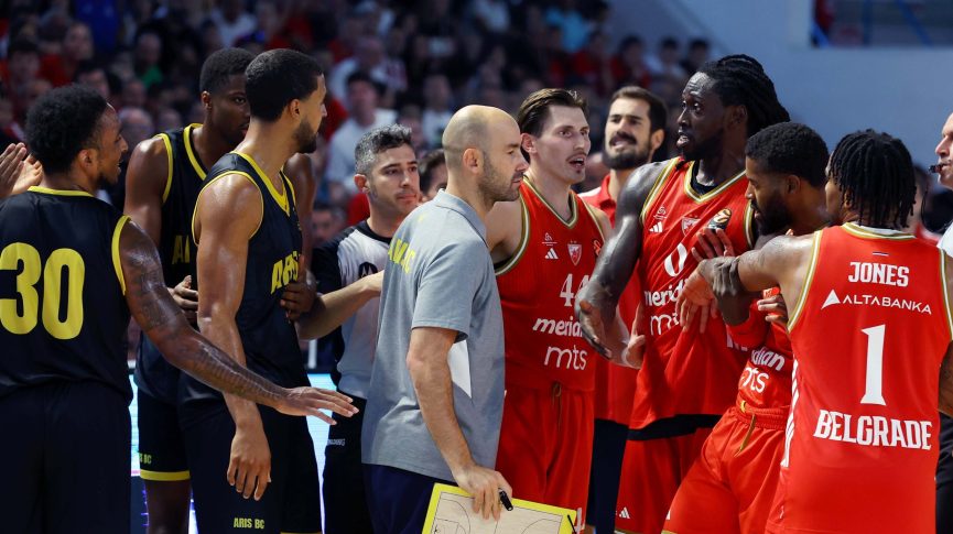 Zvezda se izgubila na Kipru - ostala bez živaca i svoje igre: Motivisani Aris projurio pored crveno-belih