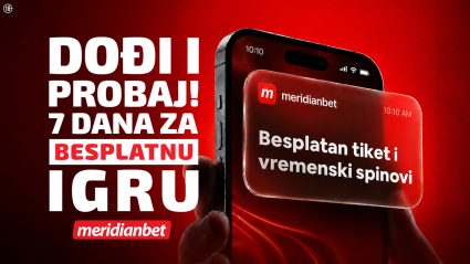 Stigao je novi bonus dobrodošlice: Ne biraj između sporta i slota – Meridianbet donosi najbolje od oba sveta!
